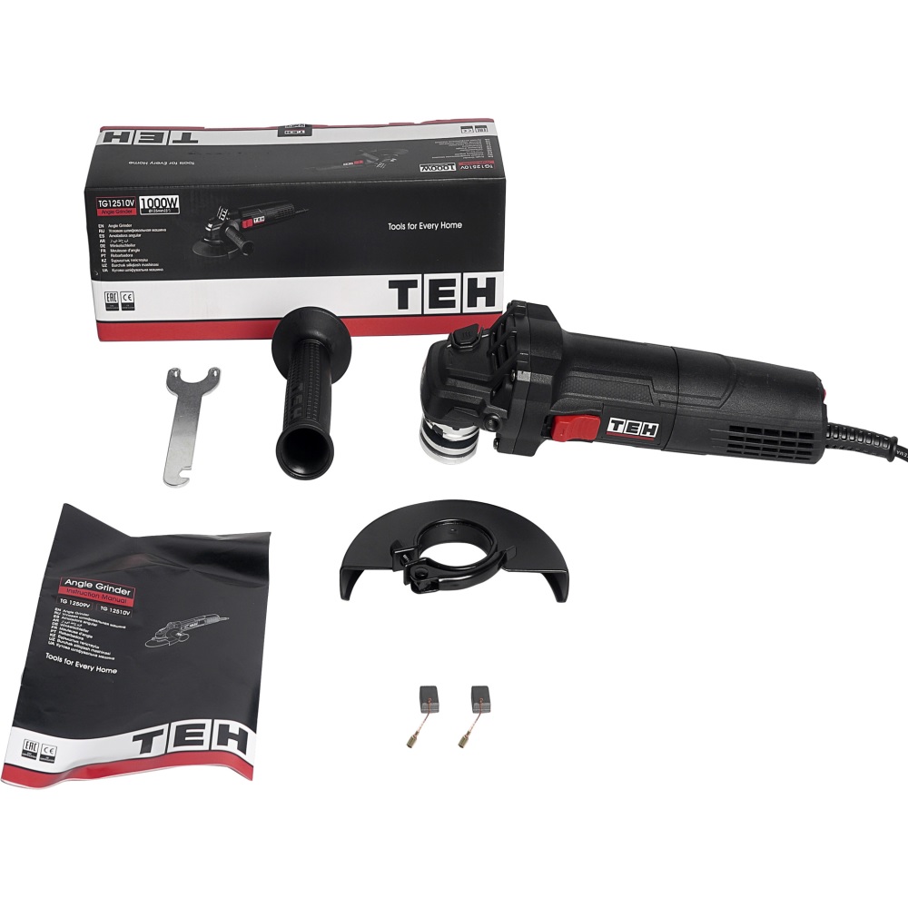 УШМ с регулировкой оборотов 125мм TEH TG12510V