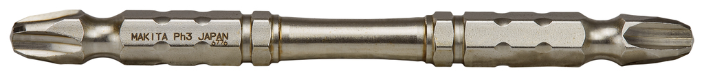 Бита двусторонняя Silver Torsion PH3, 85 мм, E-form (MZ), 3 шт Makita B-21886 Бита двусторонняя Silver Torsion PH3, 85 мм, E-form (MZ), 3 шт Makita B-21886