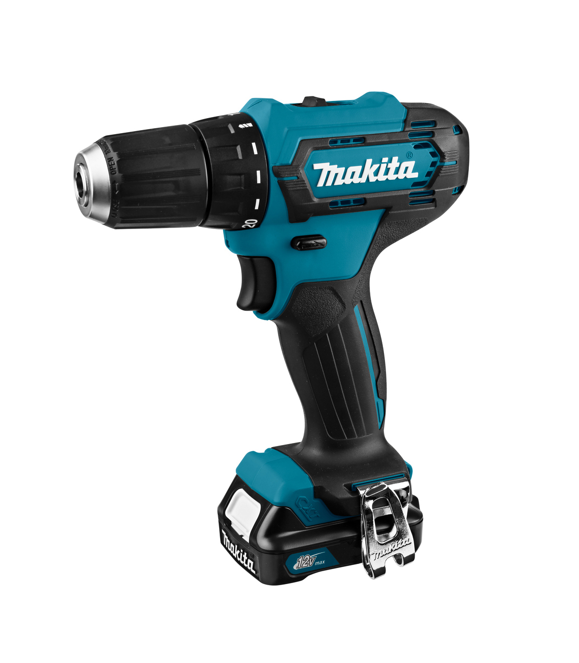 Аккумуляторная дрель-шуруповерт CXT 12 В Makita DF333DWYE4