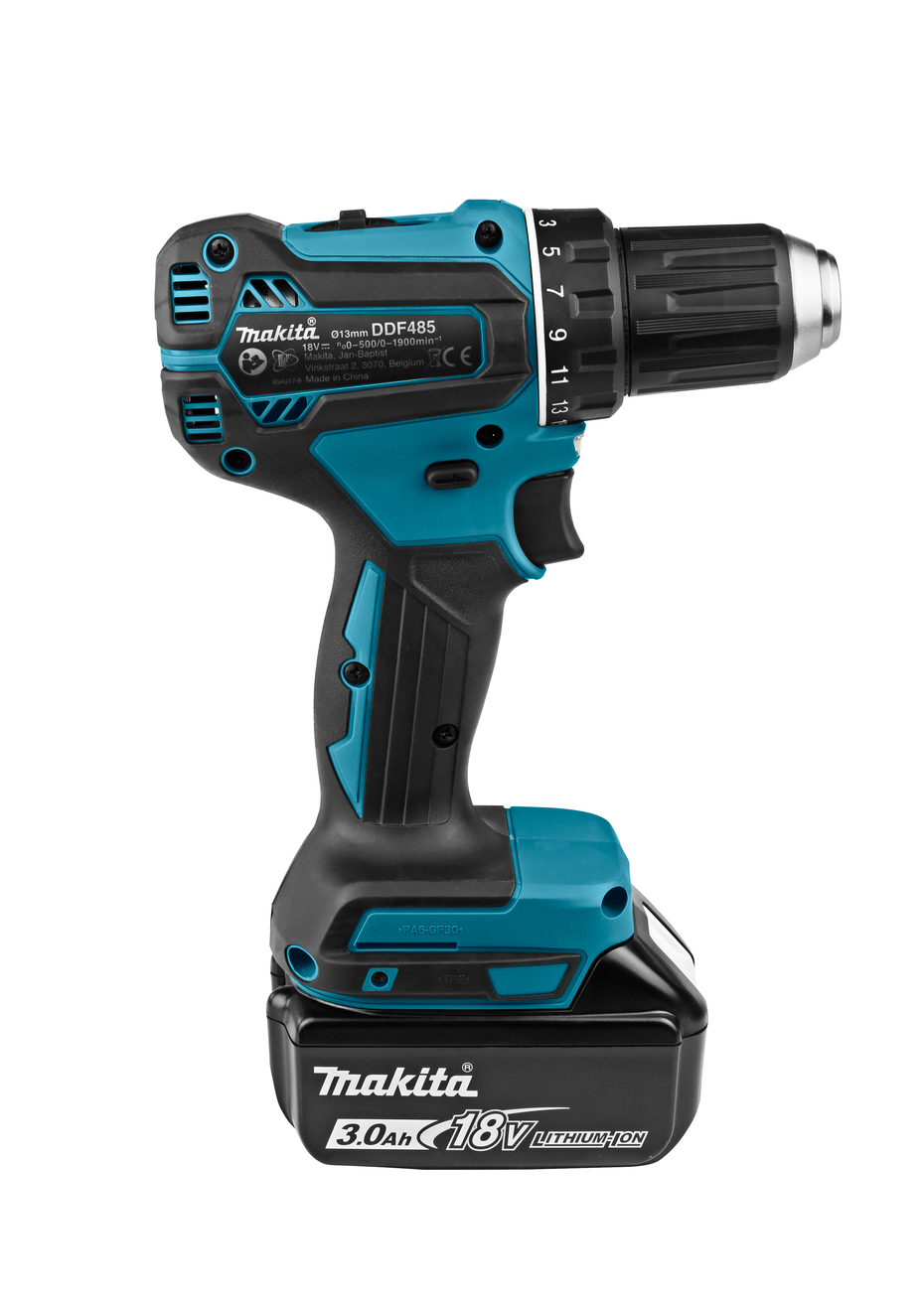 Аккумуляторная дрель-шуруповерт LXT 18 В Makita DDF485RFE