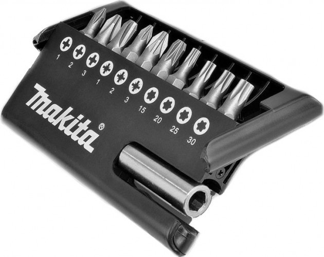 Набор бит 25 мм 11 шт с держателем (12 наборов) Makita D-30651-12 Набор бит 25 мм 11 шт с держателем (12 наборов) Makita D-30651-12