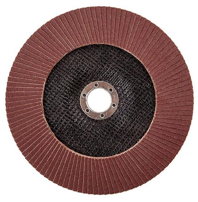 Лепестковый шлифовальный диск А80, 180 мм, стекловолокно, плоский Makita D-27355