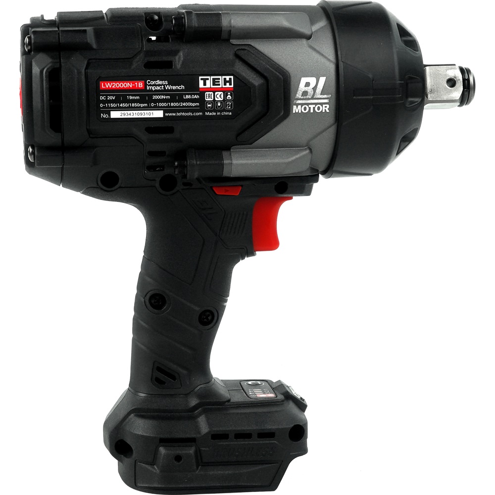 Гайковерт ударный аккумуляторный 20V TEH LW2000N-1B