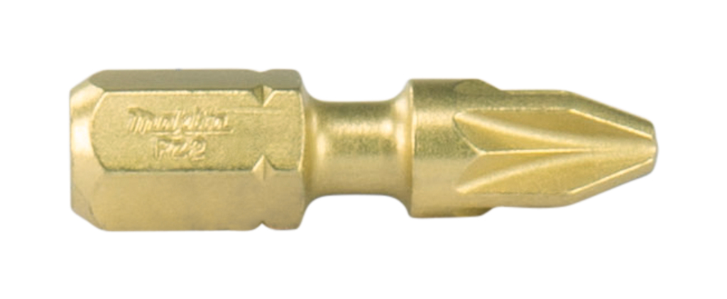 Бита Impact Gold PZ2, 25 мм, C-form, 2 шт Makita B-28450 Бита Impact Gold PZ2, 25 мм, C-form, 2 шт Makita B-28450