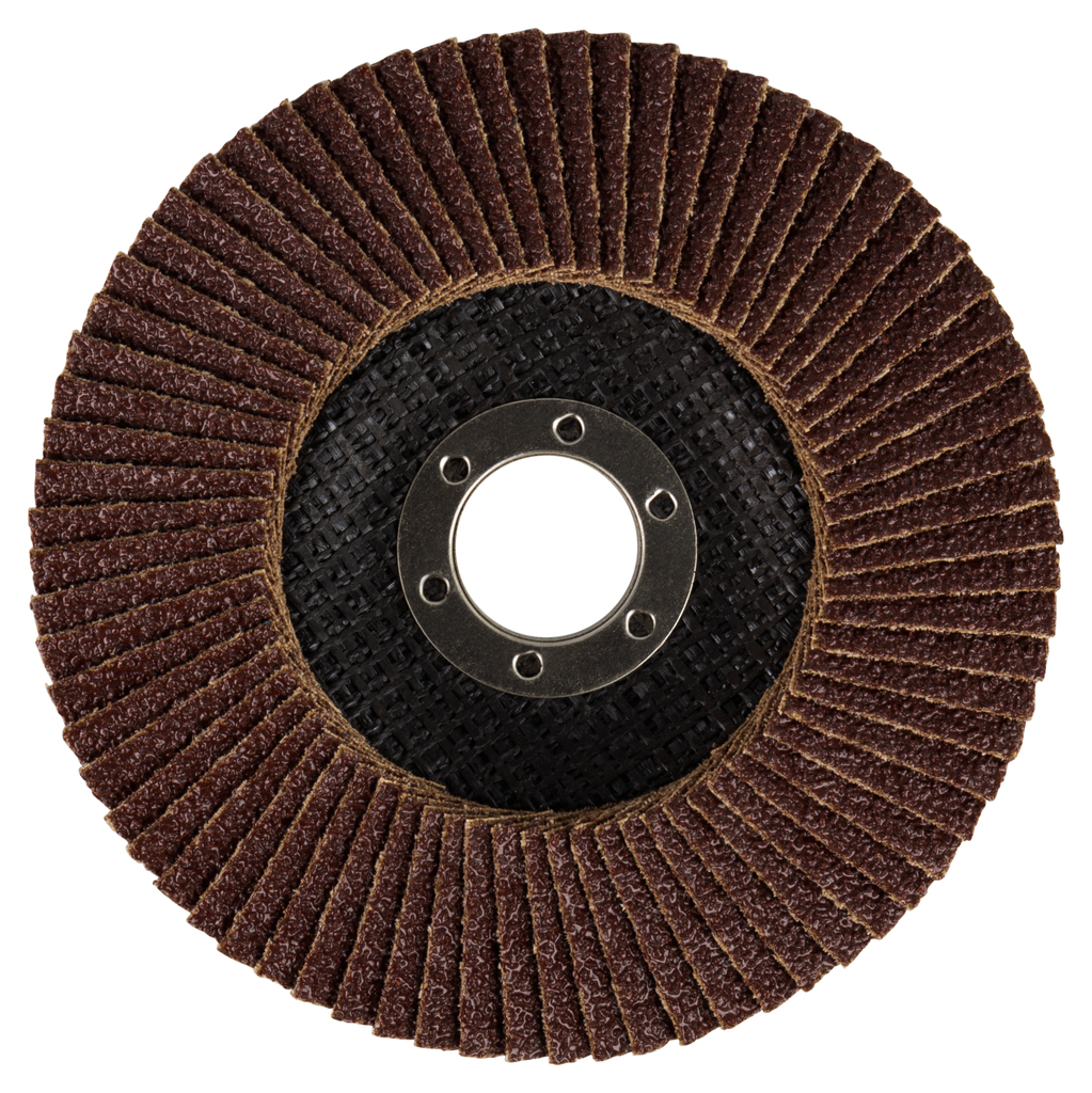 Лепестковый шлифовальный диск А36, 125 мм, стекловолокно, угловой Makita D-27078