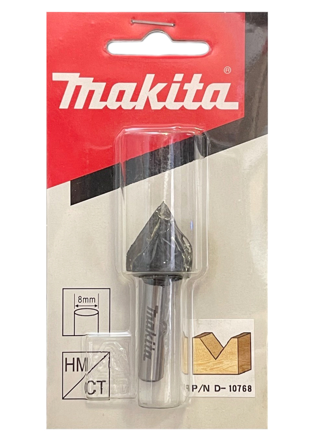 Фреза пазовая V-образная 60° Makita D-10768