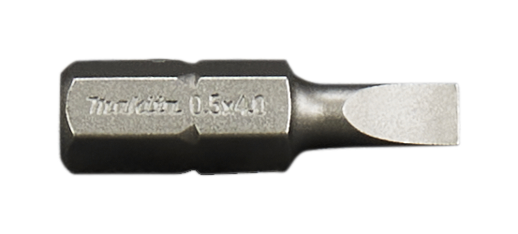 Бита Slotted SL0.5X4.0, 25 мм, C-form 3 шт Makita B-23519