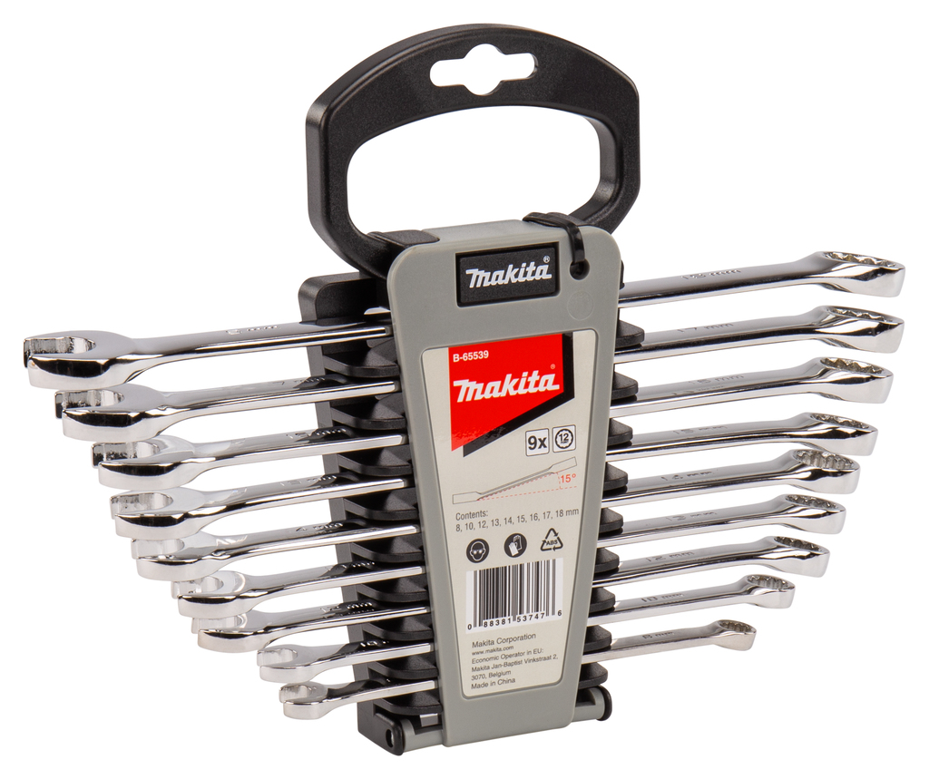 Набор ключей комбинированных 9 шт Makita B-65539