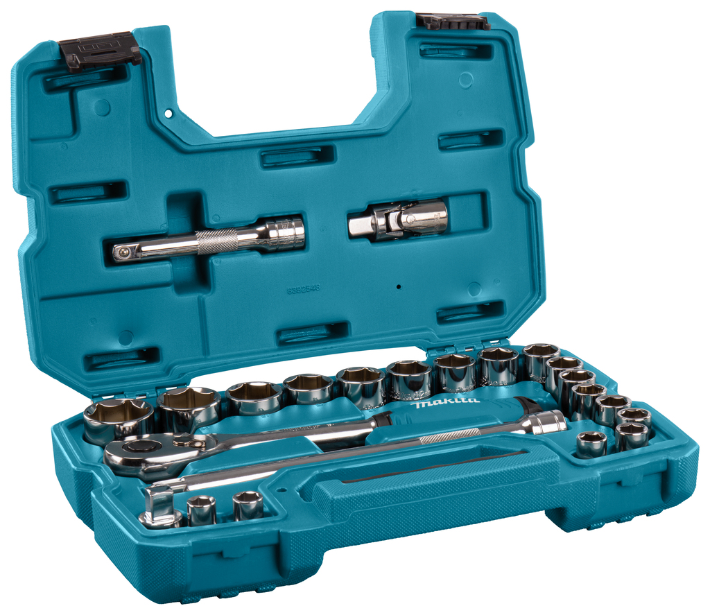 Набор ключей и головок 23 предмета 1/2" Makita B-65589