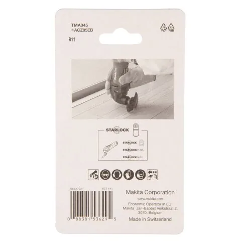 Диск сегментированный по дереву/металлу 85 мм Starlock Makita TMA045 (B-64799)