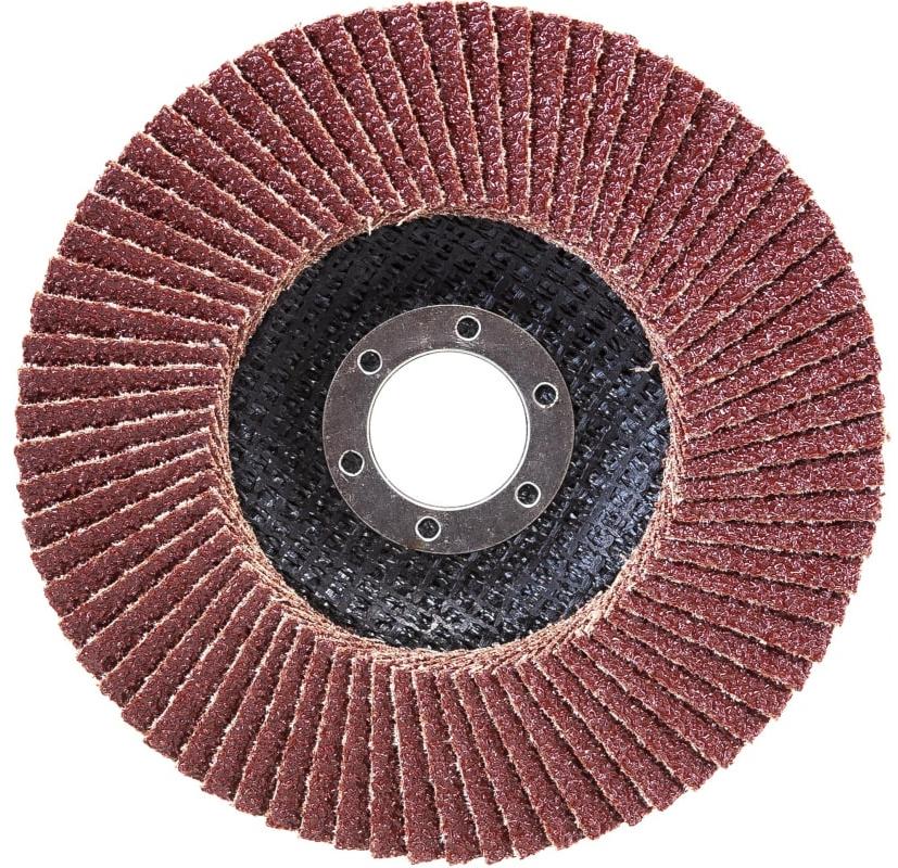 Лепестковый шлифовальный диск А36, 125 мм, стекловолокно, плоский Makita D-27274