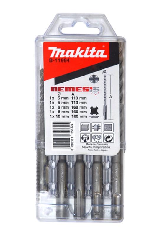 Набор буров Nemesis (5x110, 6x110, 6x160, 8x160, 10x160) Makita B-11994 Набор буров Nemesis (5x110, 6x110, 6x160, 8x160, 10x160) Makita B-11994