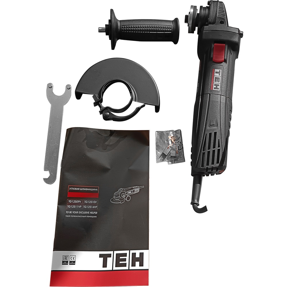 УШМ с регулировкой оборотов 125мм TEH TG12511VP