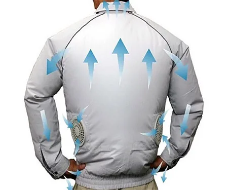 Куртка белая с охлаждением — DFJ211ZL