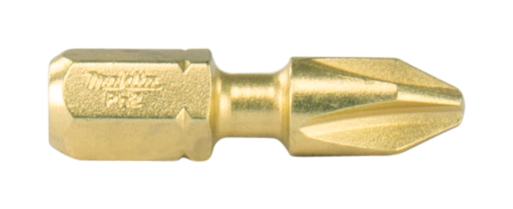 Бита Impact Gold PH2, 25 мм, C-form, 2 шт Makita B-28335 Бита Impact Gold PH2, 25 мм, C-form, 2 шт Makita B-28335