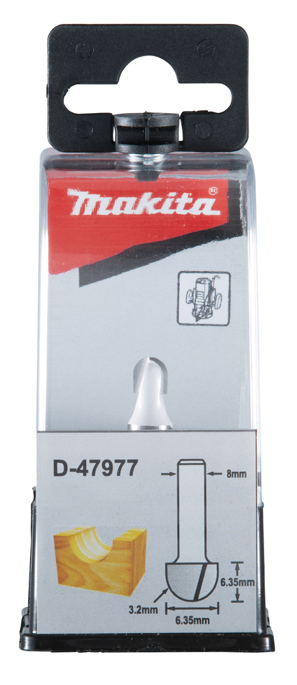 Фреза пазовая 6,35х8 мм Makita D-47977