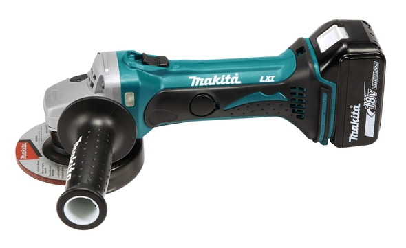 Аккумуляторная угловая шлифовальная машина Makita DGA452RFE