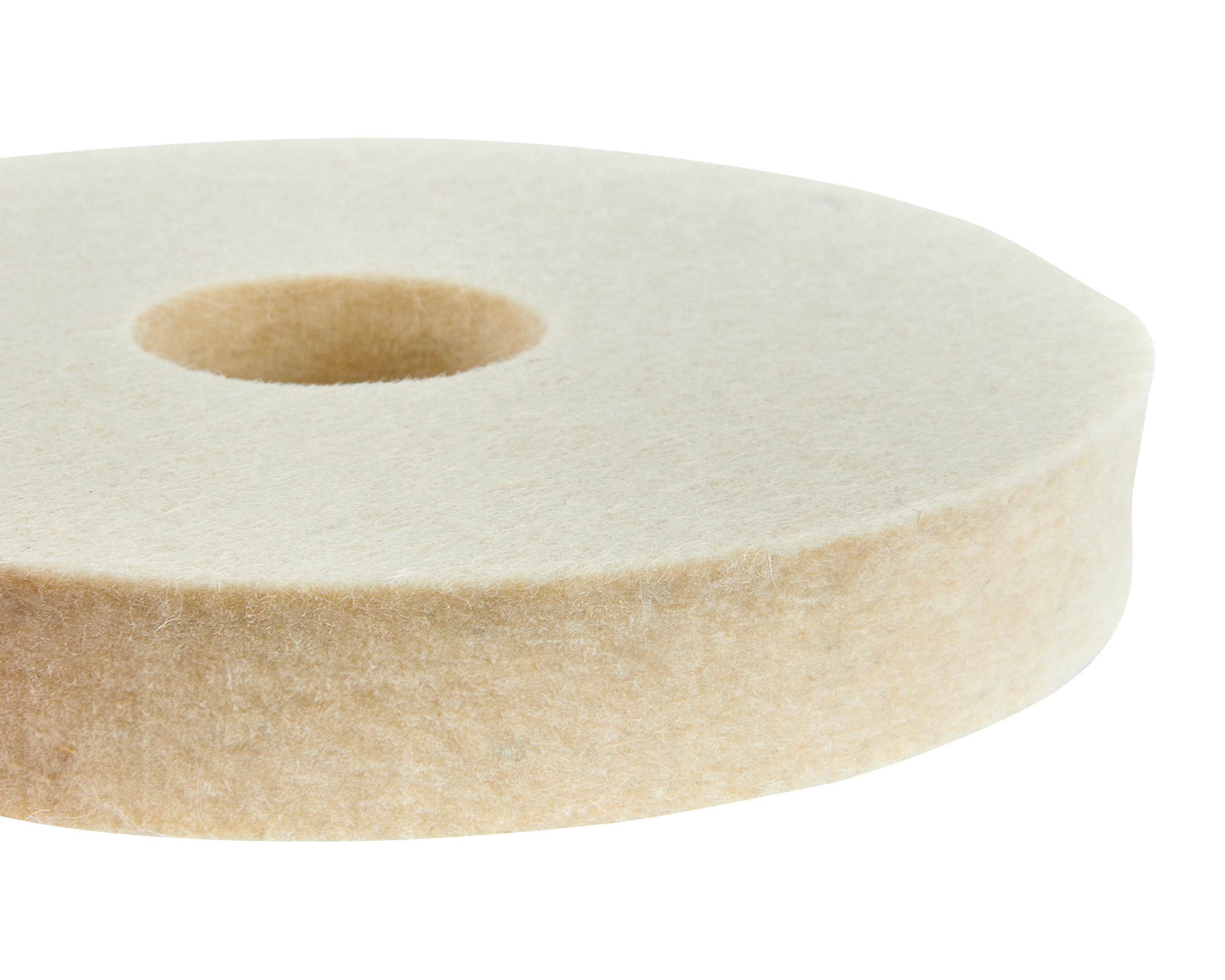 Круг полировальный 125х32х20мм войлок