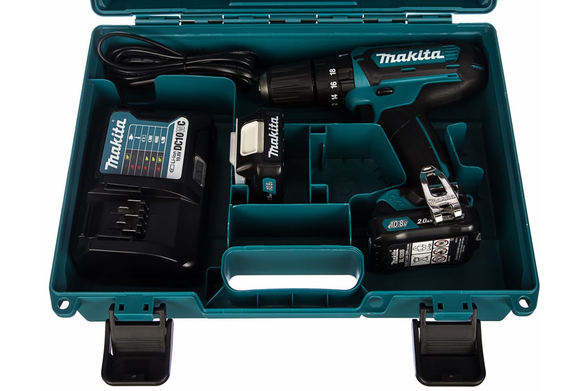 Аккумуляторная ударная дрель-шуруповерт CXT 12 В Makita HP331DWAE