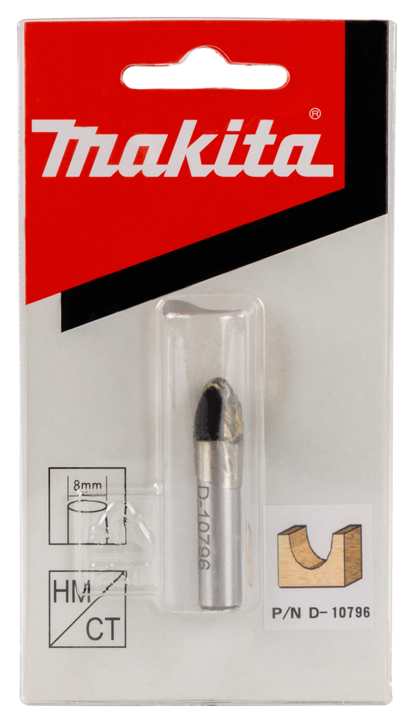 Фреза галтельная 10х9,5х8х32х2Т Makita D-10796