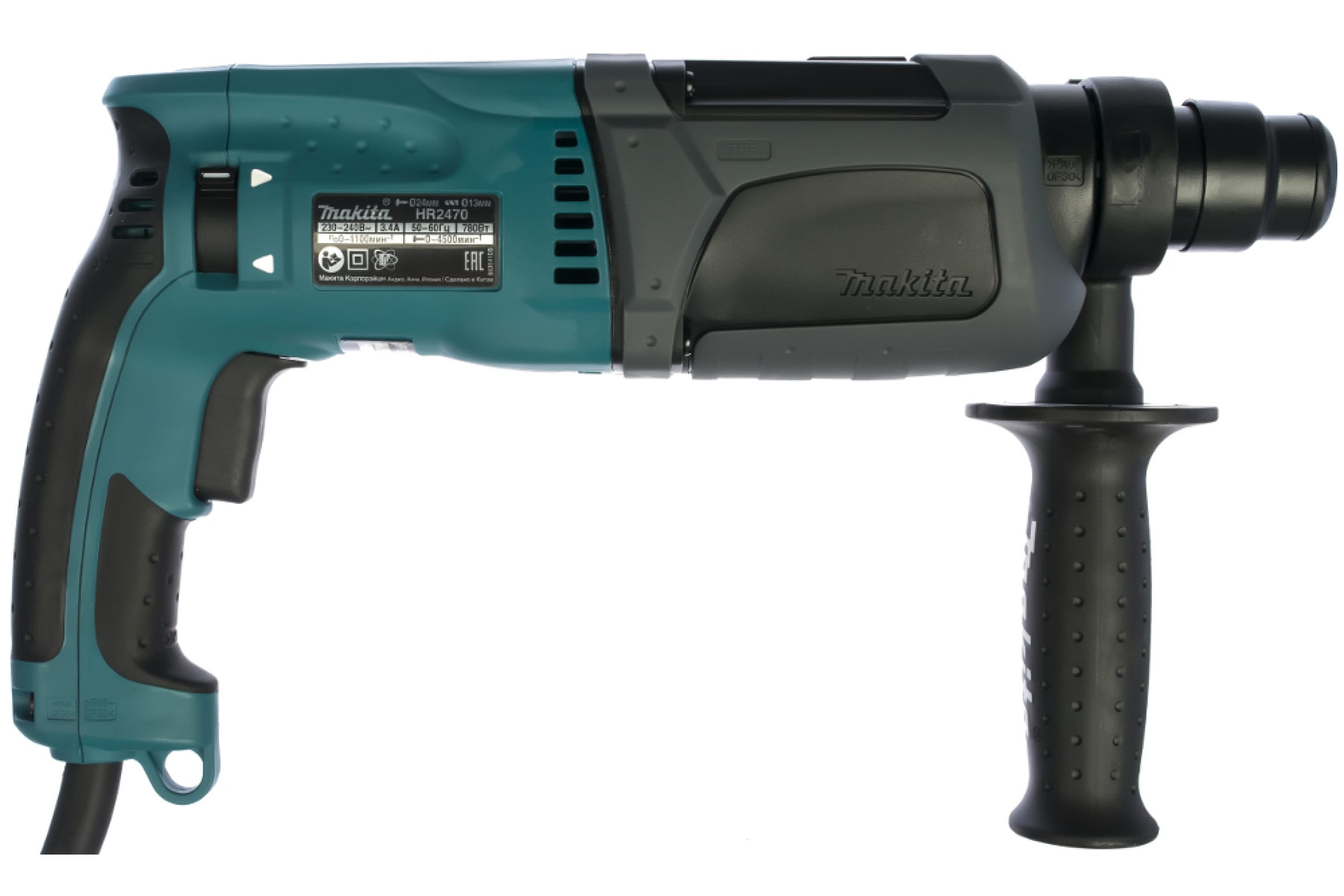 Сетевой перфоратор SDS PLUS с набором буров Makita HR2470X20