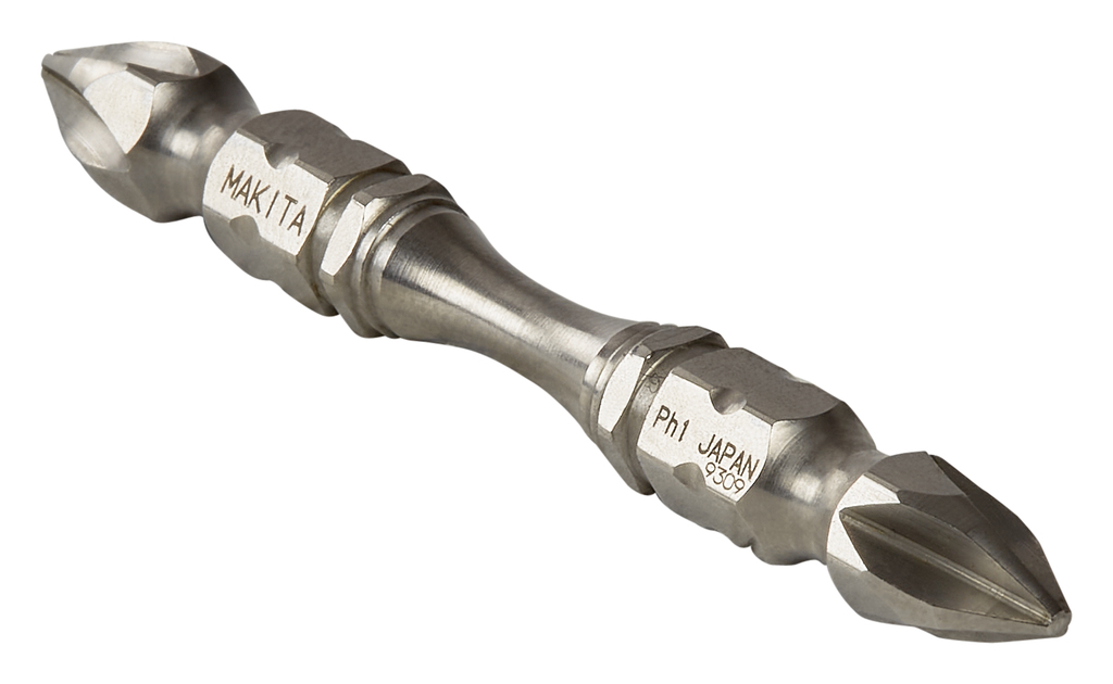 Бита двусторонняя Silver Torsion PH1, 65 мм, E-form (MZ), 3 шт Makita B-21836