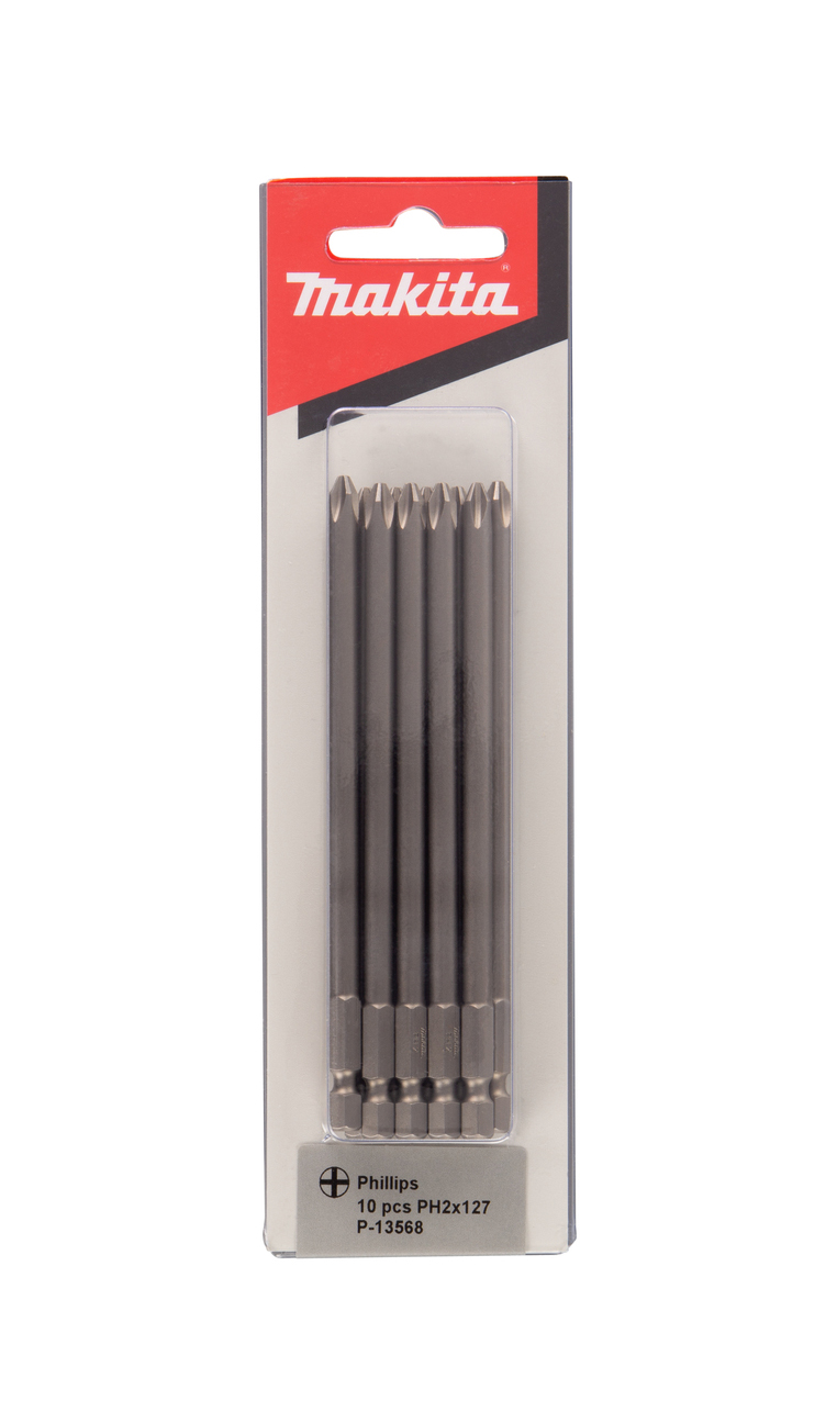 Бита PH2, 127 мм, C-form, 10 шт Makita P-13568