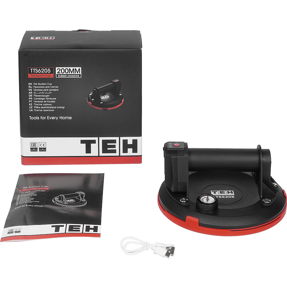 Присоска для плитки аккумуляторная TEH TTS6205