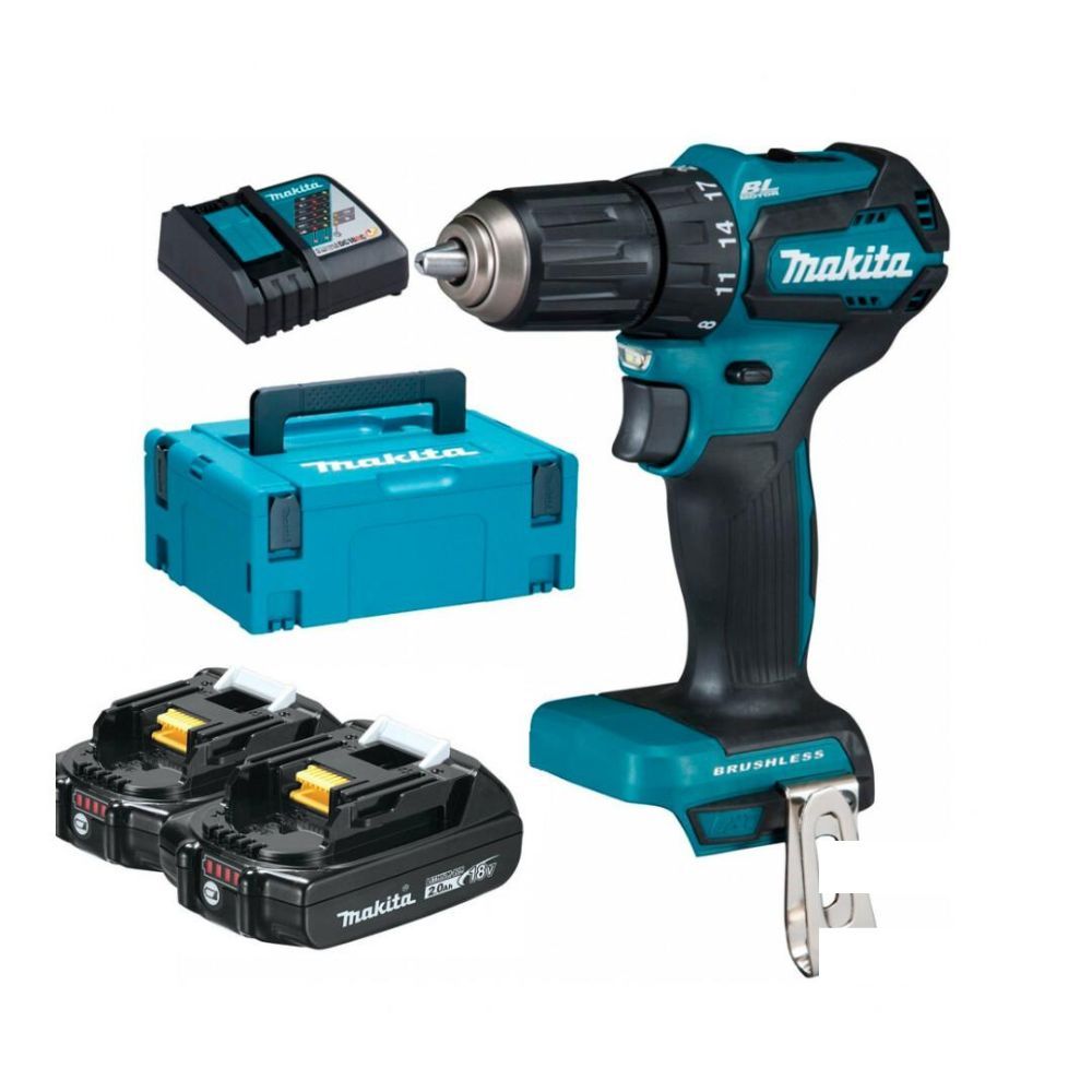 Аккумуляторная ударная дрель-шуруповерт LXT 18 В Makita DHP485RAJ