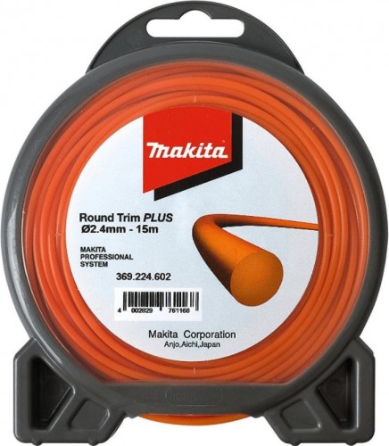 Триммерная леска спиральная 2,4 ммx15 м Makita 369224792 Триммерная леска спиральная 2,4 ммx15 м Makita 369224792