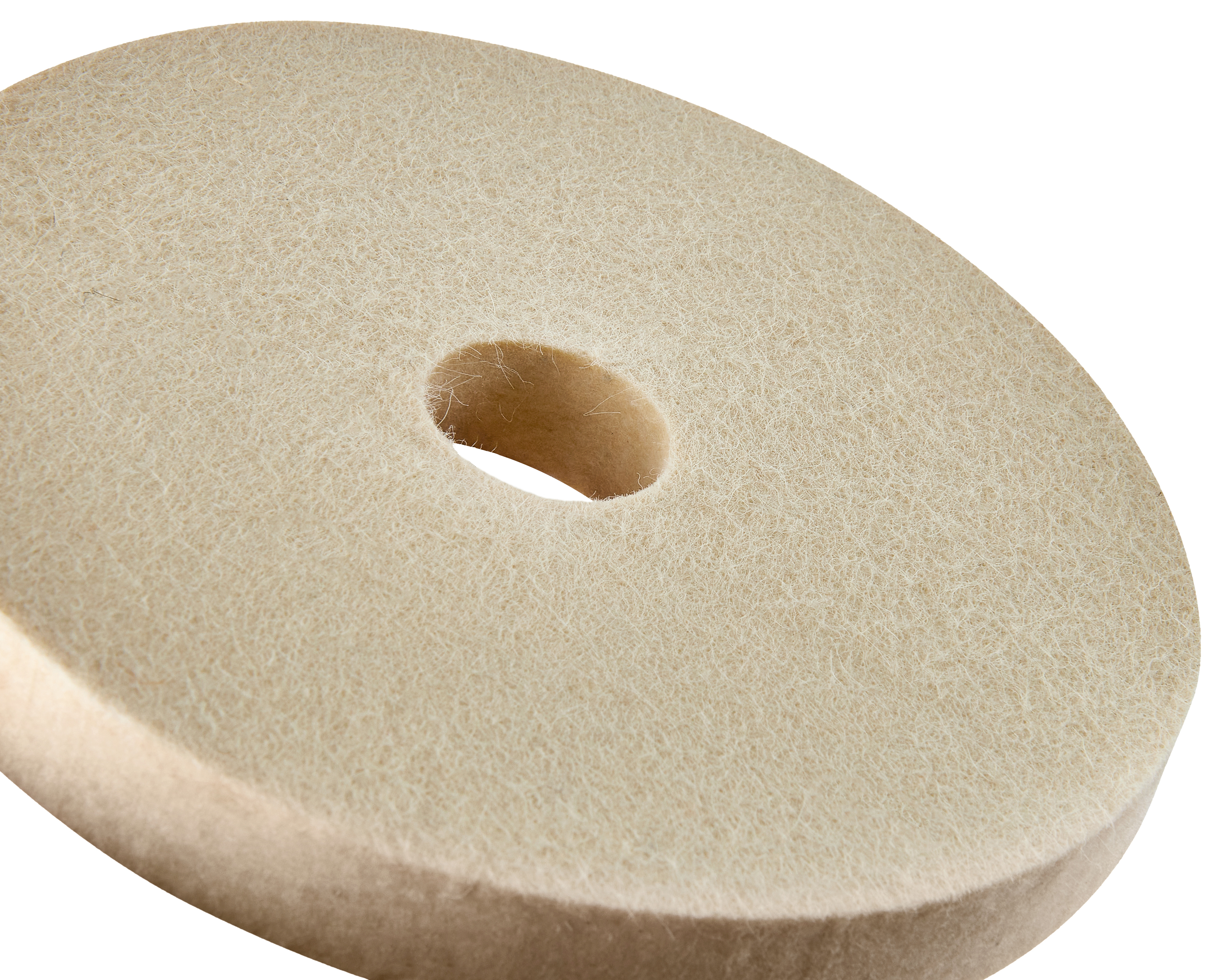 Круг полировальный 175х32х20мм войлок