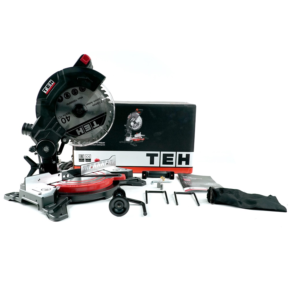 Пила торцовочная 210мм TEH TMS21015
