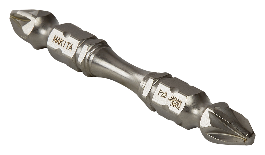 Биты двусторонние Silver Torsion PZ2, 65 мм, E-form 3 шт Makita B-20719