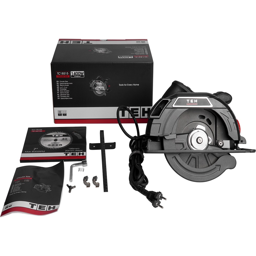 Пила дисковая 185мм TEH TC18515