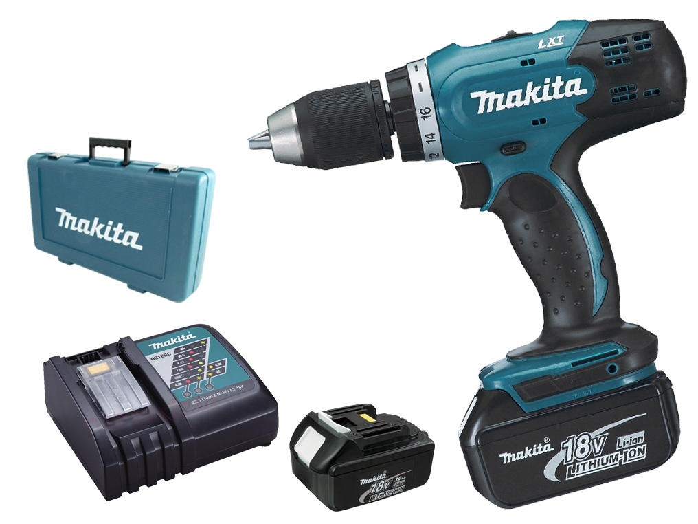 Аккумуляторная дрель-шуруповерт LXT 18 В Makita DDF453RFE