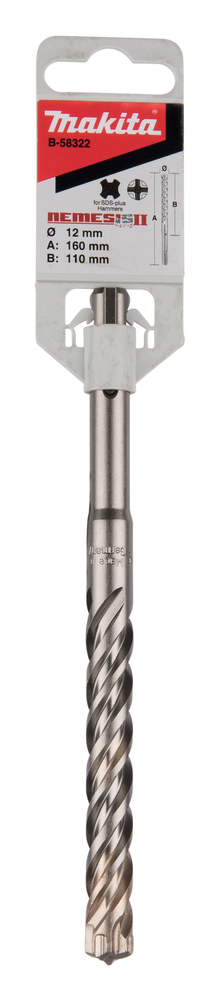 Бур SDS-plus Nemesis II 12x160 Makita B-58322