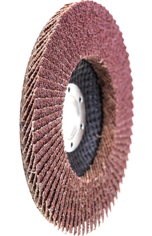 Лепестковый шлифовальный диск А36, 125 мм, стекловолокно, плоский Makita D-27274