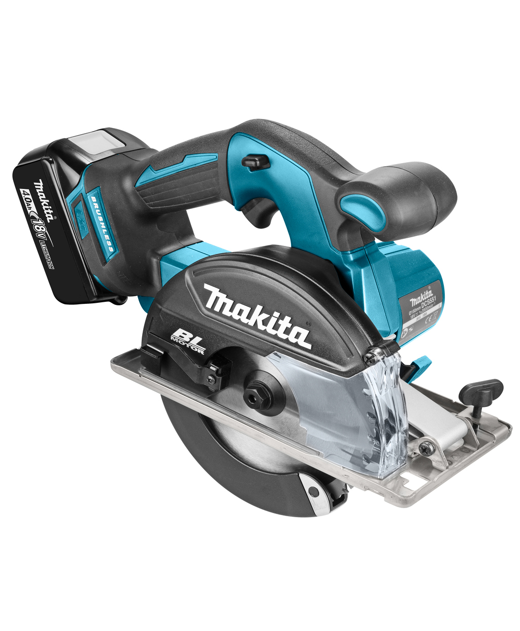 Аккумуляторная дисковая пила по металлу LXT 18 В Makita DCS551RMJ