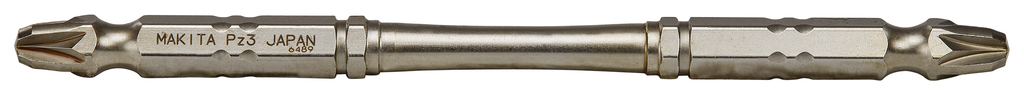 Биты двусторонние Silver Torsion PZ3, 110 мм, E-form (MZ), 3 шт Makita B-21945 Биты двусторонние Silver Torsion PZ3, 110 мм, E-form (MZ), 3 шт Makita B-21945