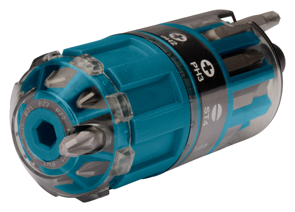 Набор бит 18 шт 25/50 мм + держатель холдер в форме отвертки Makita B-28896 Набор бит 18 шт 25/50 мм + держатель холдер в форме отвертки Makita B-28896