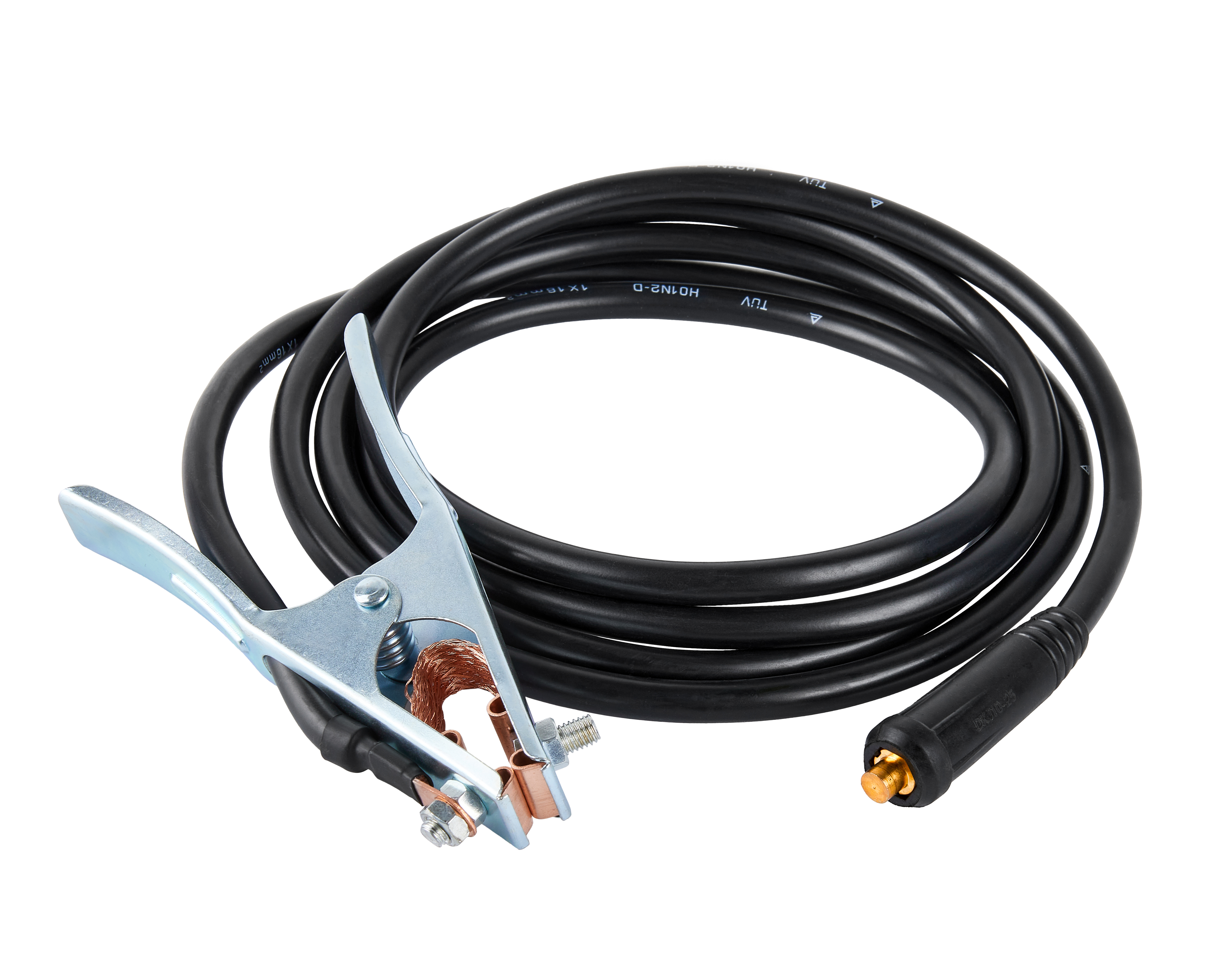 Кабель сварочный с зажимом заземления