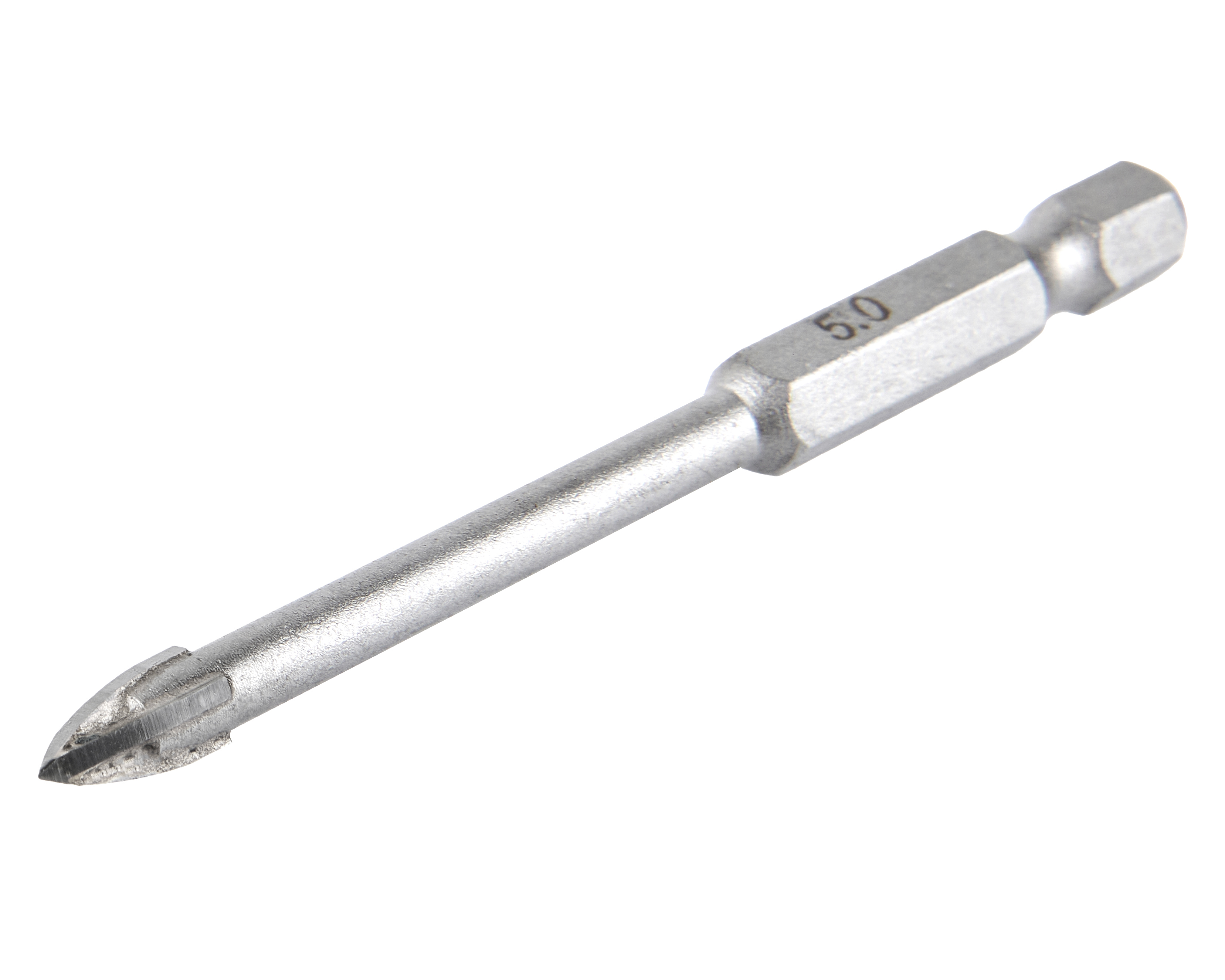 Сверло 5х70мм HEX1/4" стекло