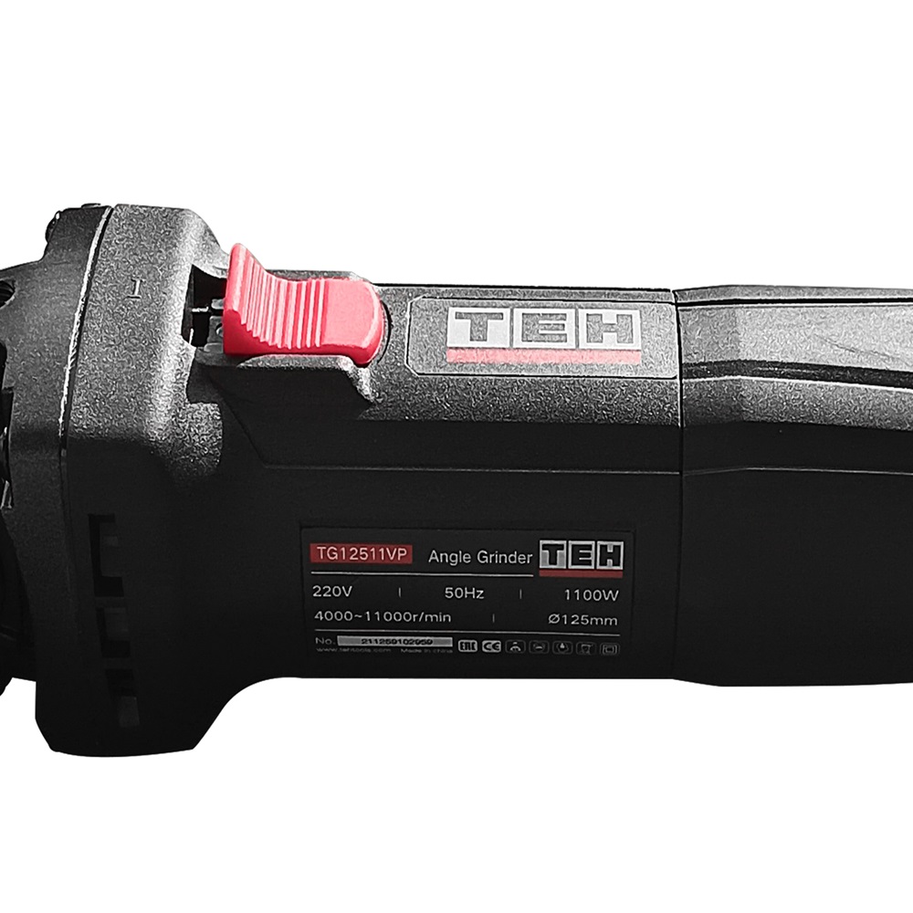 УШМ с регулировкой оборотов 125мм TEH TG12511VP