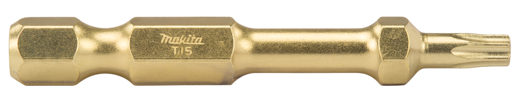 Бита Impact Gold T15, 50 мм, E-form (MZ), 2 шт Makita B-28232 Бита Impact Gold T15, 50 мм, E-form (MZ), 2 шт Makita B-28232