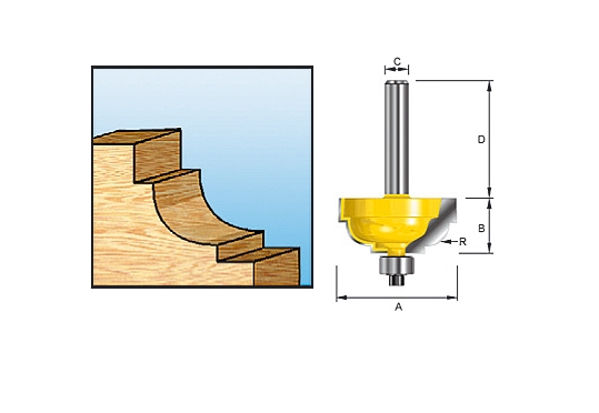 Фреза кромочная 25.4х12.7х8х32х2Т Makita D-11667
