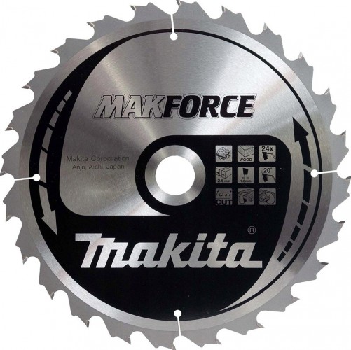 Пильный диск для дерева 235X30X1.6X24T MAKFORCE Makita B-43717 Пильный диск для дерева 235X30X1.6X24T MAKFORCE Makita B-43717