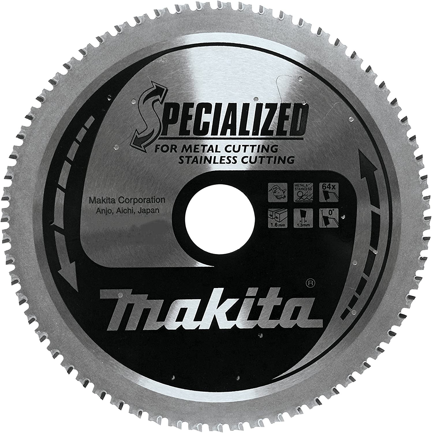 Пильный диск для нержавеющей стали 185X30X1.3X64T Makita B-07870