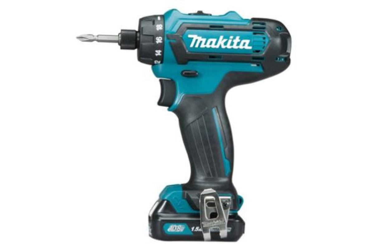 Аккумуляторная дрель-шуруповерт CXT 12 В Makita DF031DWME