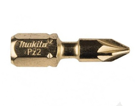 Бита Impact Gold PZ2, 25 мм, C-form, 5 шт Makita B-28472 Бита Impact Gold PZ2, 25 мм, C-form, 5 шт Makita B-28472