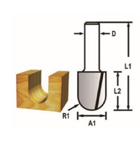 Фреза пазовая 19х12 мм Makita D-48038